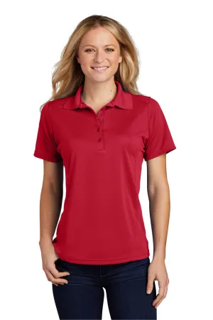 Sport-Tek Womens Dry Zone Moisture Wicking Short Sleeve Polo Shirt - True Red Clothing Sport-Tek