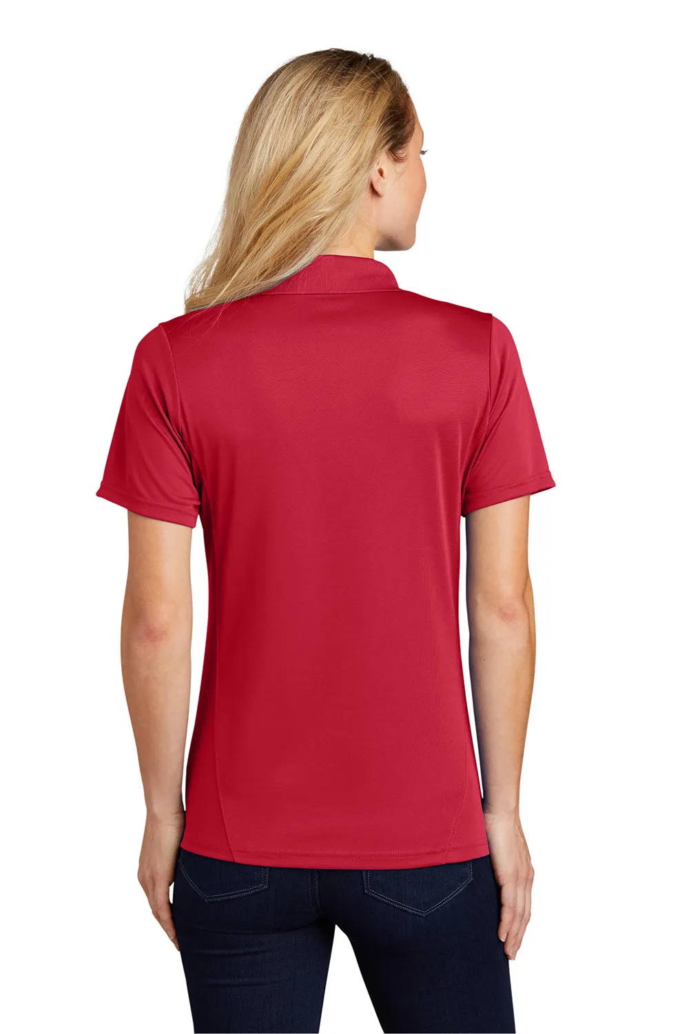 Sport-Tek Womens Dry Zone Moisture Wicking Short Sleeve Polo Shirt - True Red Clothing Sport-Tek