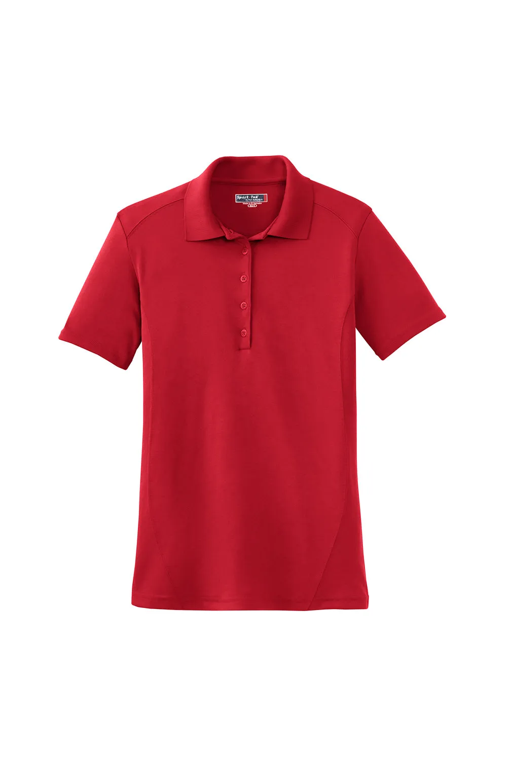 Sport-Tek Womens Dry Zone Moisture Wicking Short Sleeve Polo Shirt - True Red Clothing Sport-Tek