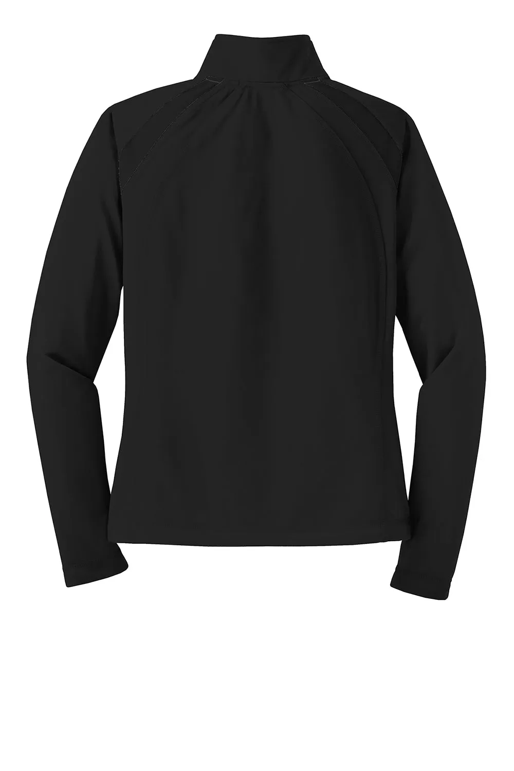 Sport-Tek Womens Full Zip Track Jacket - Black