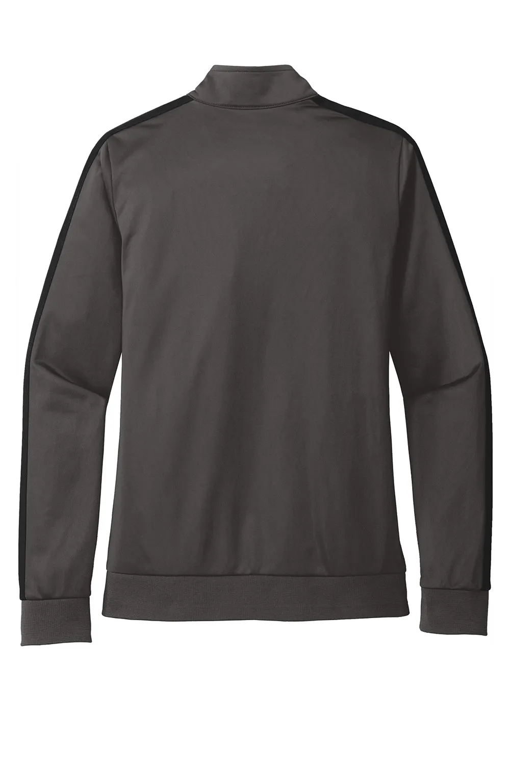 Sport-Tek Womens Full Zip Track Jacket - Graphite Grey/Black