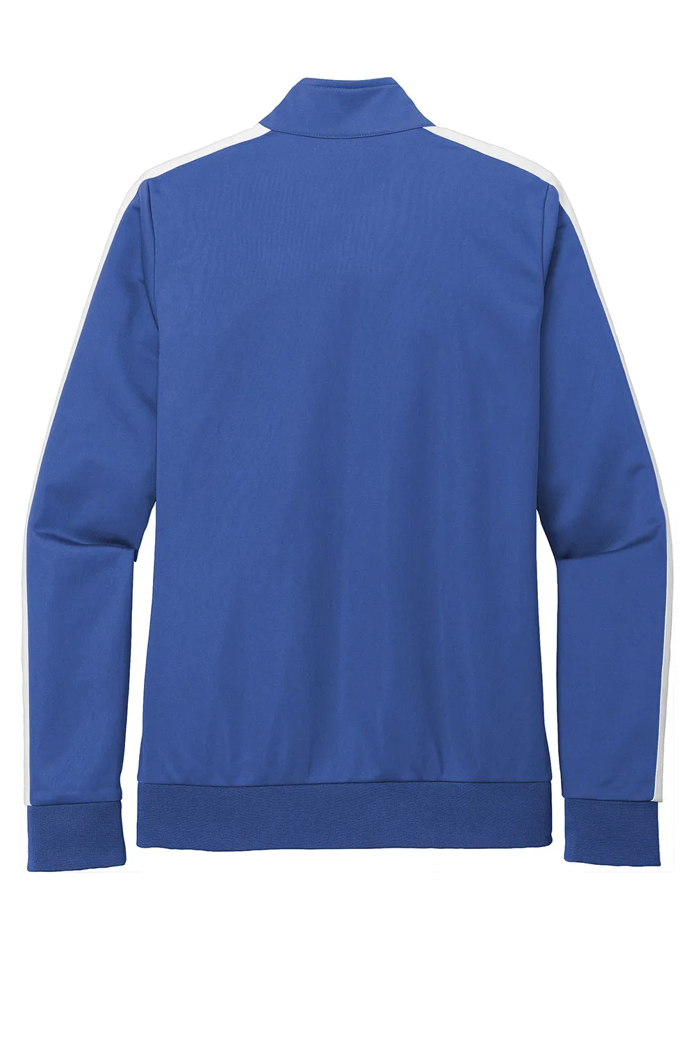 Sport-Tek Womens Full Zip Track Jacket - True Royal Blue/White - Closeout