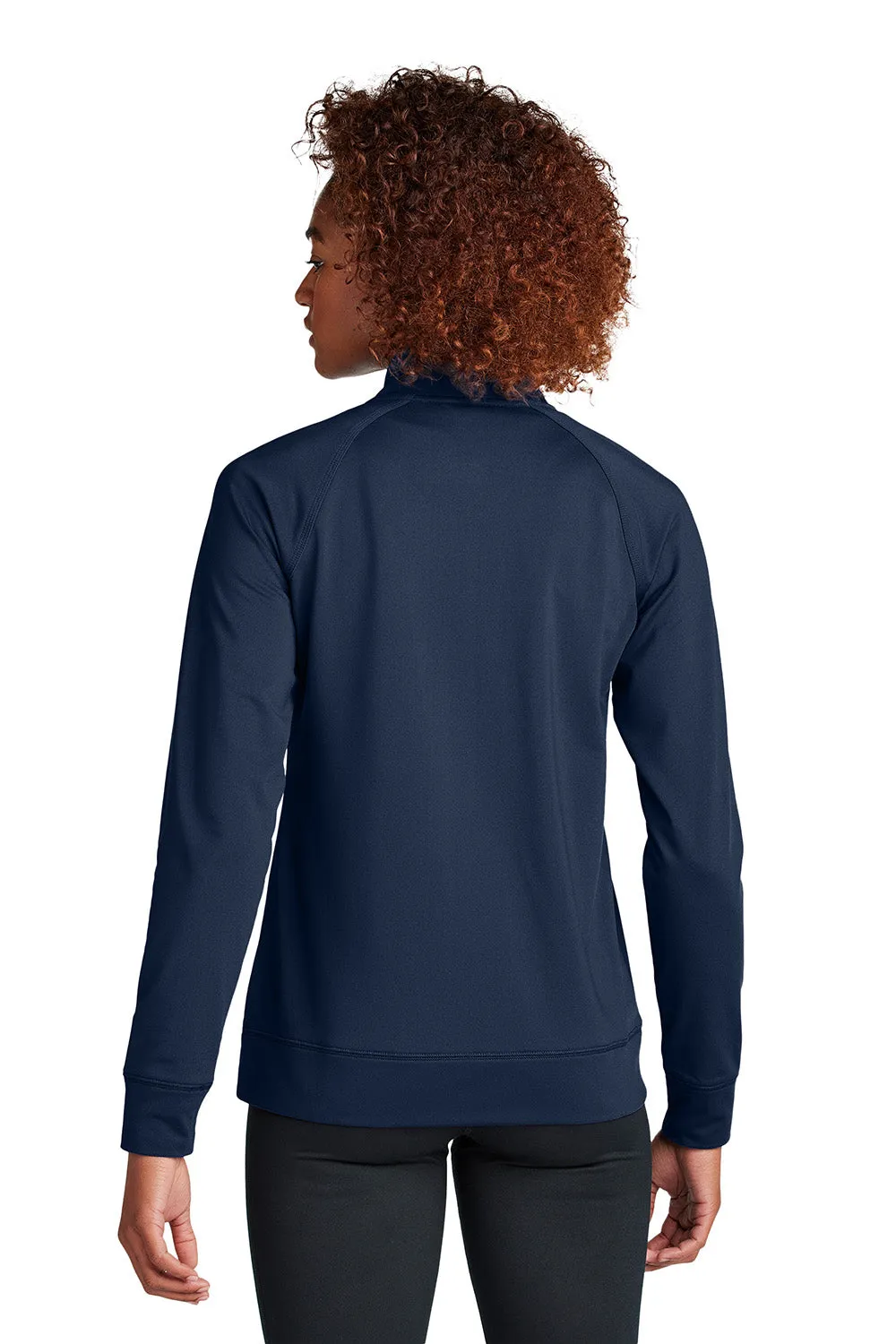 Sport-Tek Womens Sport-Wick Moisture Wicking Full Zip Cadet Jacket - True Navy Blue