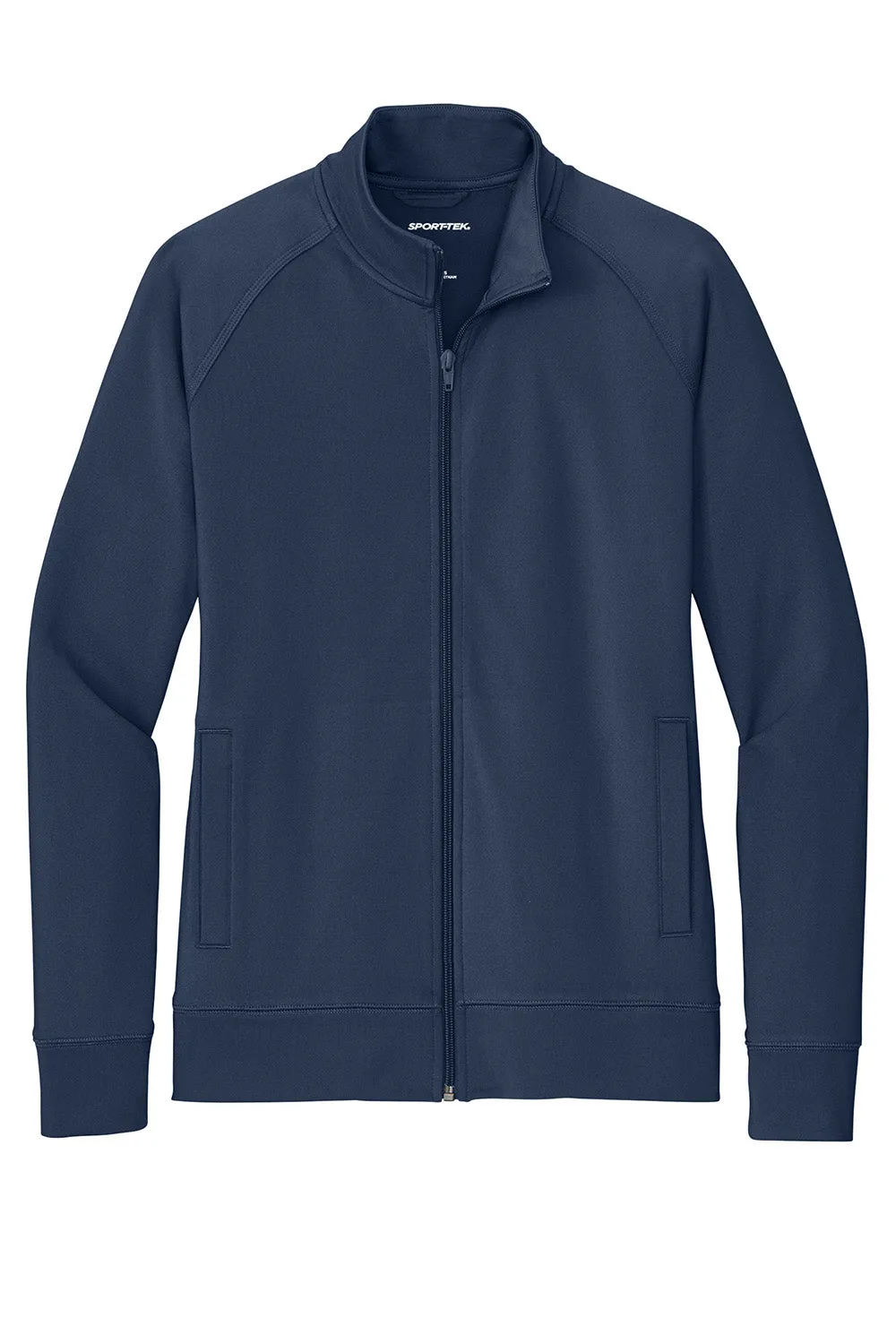 Sport-Tek Womens Sport-Wick Moisture Wicking Full Zip Cadet Jacket - True Navy Blue