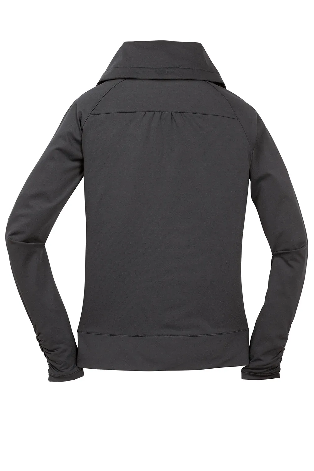Sport-Tek Womens Sport-Wick Moisture Wicking Full Zip Jacket - Charcoal Grey