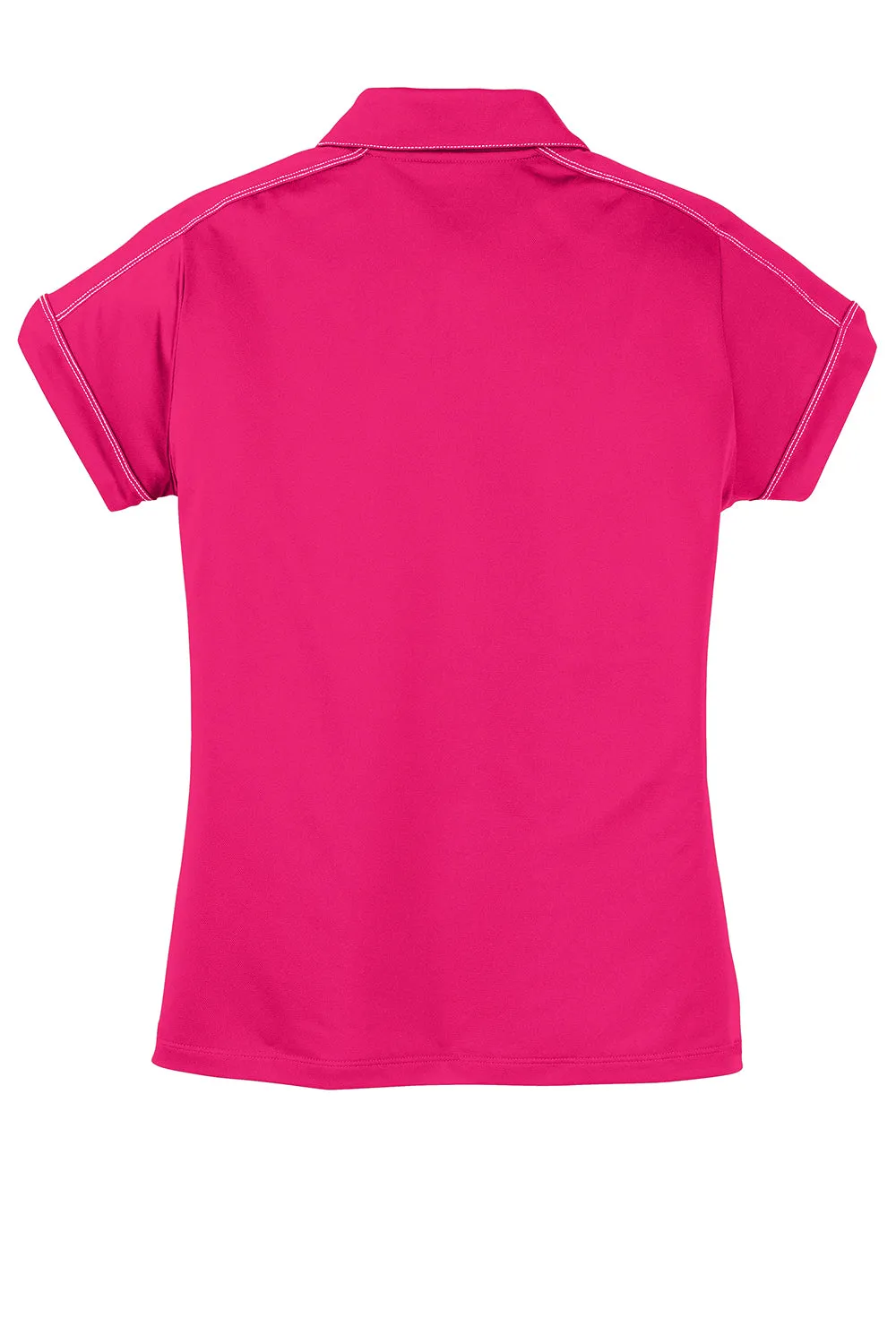 Sport-Tek Womens Sport-Wick Moisture Wicking Short Sleeve Polo Shirt - Raspberry Pink - Closeout Clothing Sport-Tek