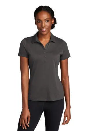 Sport-Tek Womens Strive Moisture Wicking Short Sleeve Polo Shirt - Graphite Grey Clothing Sport-Tek