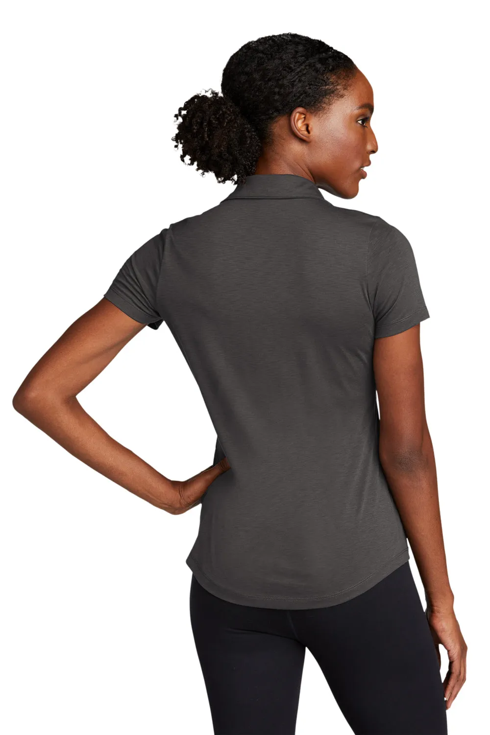Sport-Tek Womens Strive Moisture Wicking Short Sleeve Polo Shirt - Graphite Grey Clothing Sport-Tek