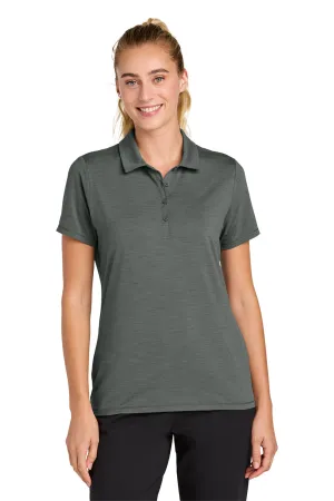 Sport-Tek Womens Versa Moisture Wicking Short Sleeve Polo Shirt - Shadow Grey Clothing Sport-Tek