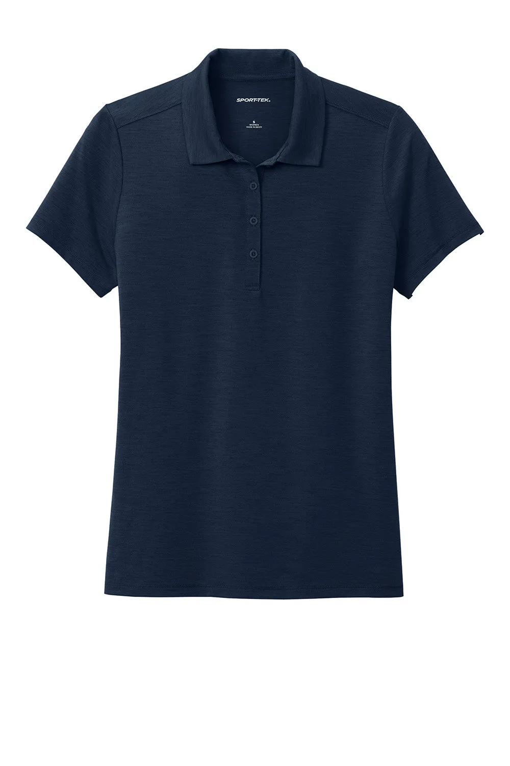 Sport-Tek Womens Versa Moisture Wicking Short Sleeve Polo Shirt - True Navy Blue Clothing Sport-Tek