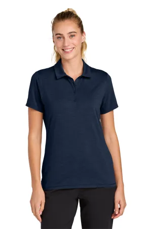 Sport-Tek Womens Versa Moisture Wicking Short Sleeve Polo Shirt - True Navy Blue Clothing Sport-Tek