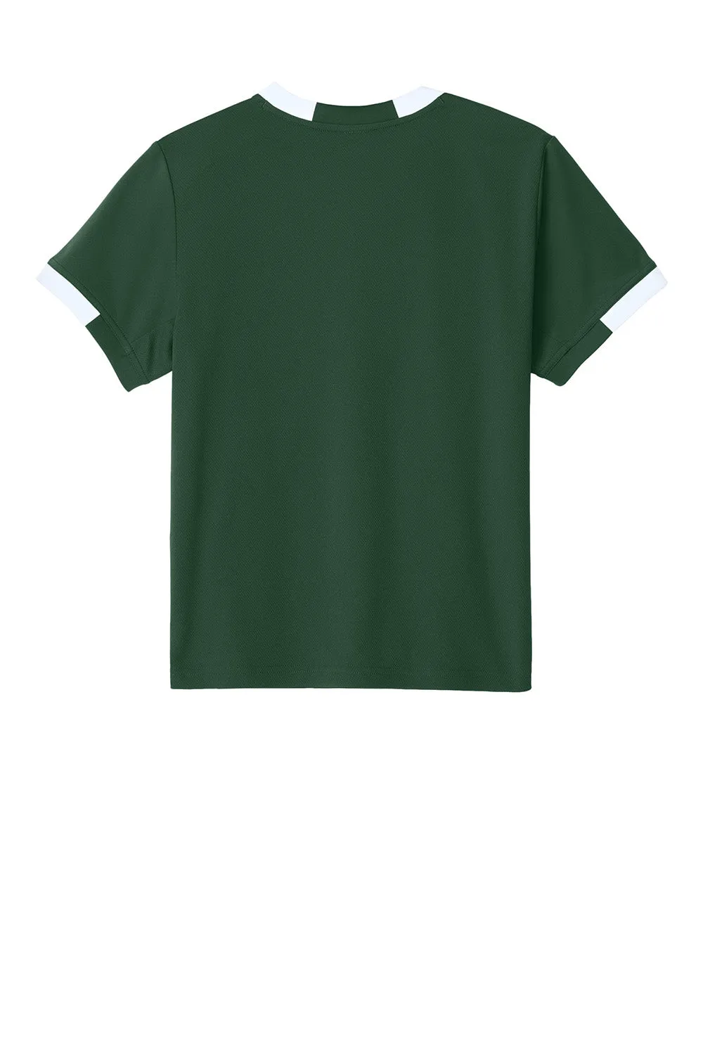 Sport-Tek Youth Club Moisture Wicking Short Sleeve Crewneck T-Shirt - Forest Green/White Clothing Sport-Tek