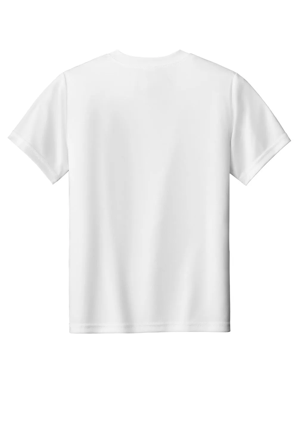 Sport-Tek Youth Moisture Wicking Competitor United Short Sleeve Crewneck T-Shirt - White Clothing Sport-Tek
