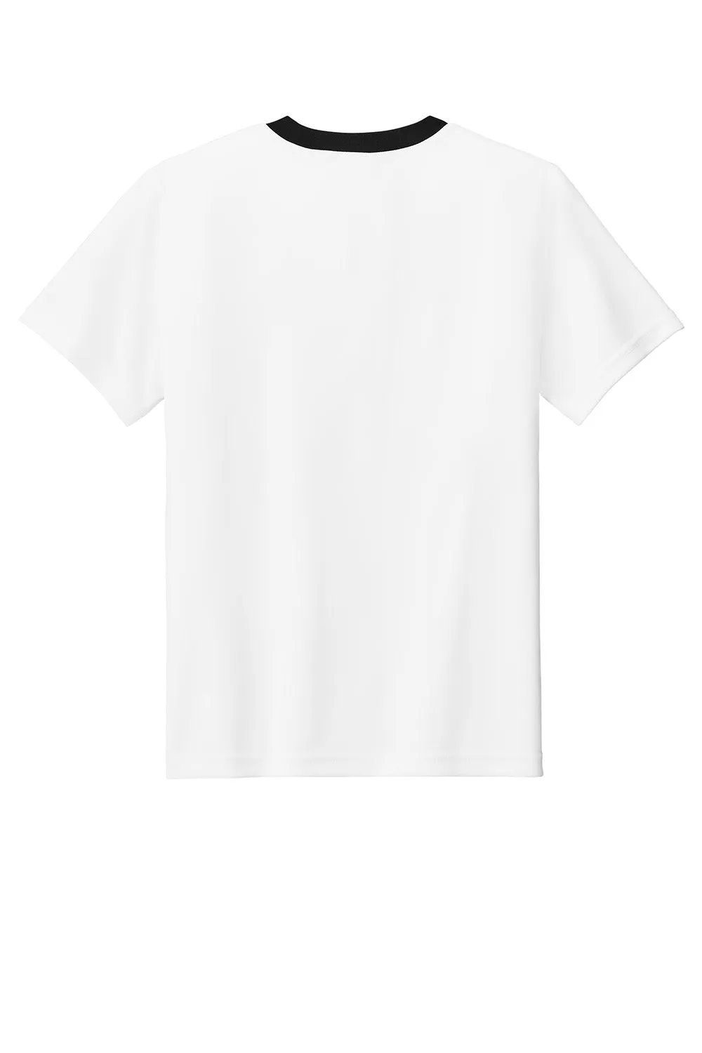 Sport-Tek Youth Moisture Wicking Competitor United Short Sleeve Crewneck T-Shirt - White/Black Clothing Sport-Tek
