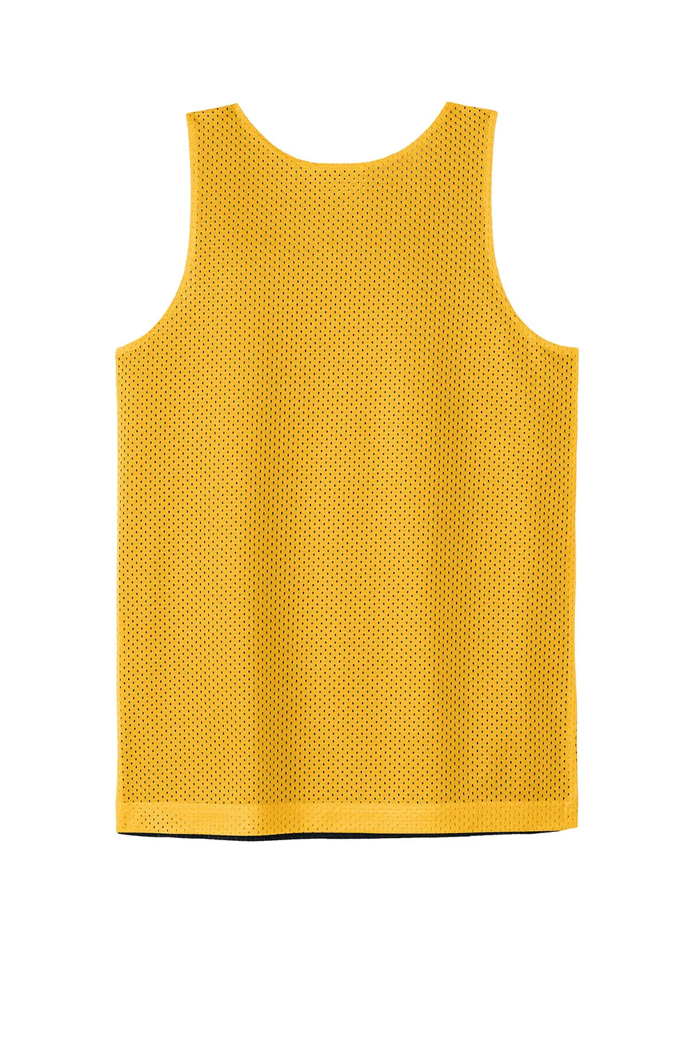 Sport-Tek Youth Moisture Wicking Reversible Mesh Tank Top - Gold/Black Clothing Sport-Tek