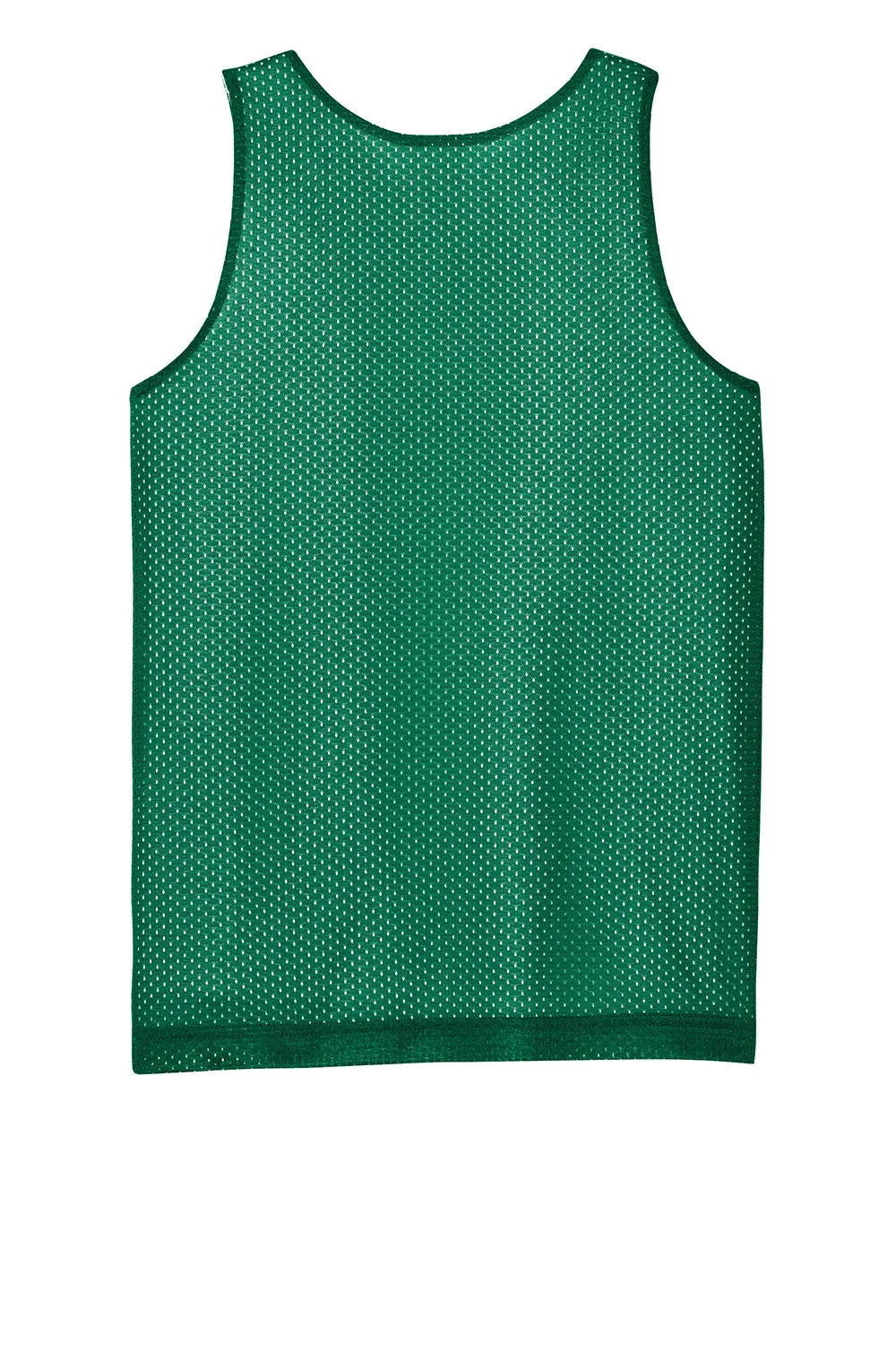Sport-Tek Youth Moisture Wicking Reversible Mesh Tank Top - Kelly Green/White Clothing Sport-Tek