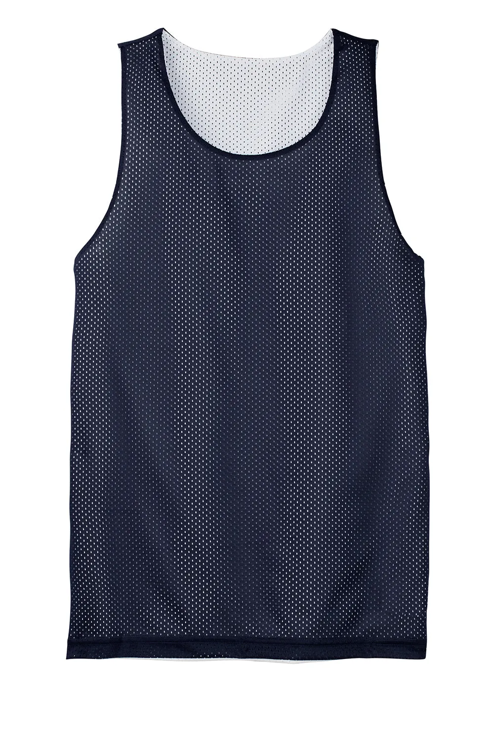 Sport-Tek Youth Reversible Mesh Moisture Wicking Tank Top - True Navy Blue - Closeout Clothing Sport-Tek