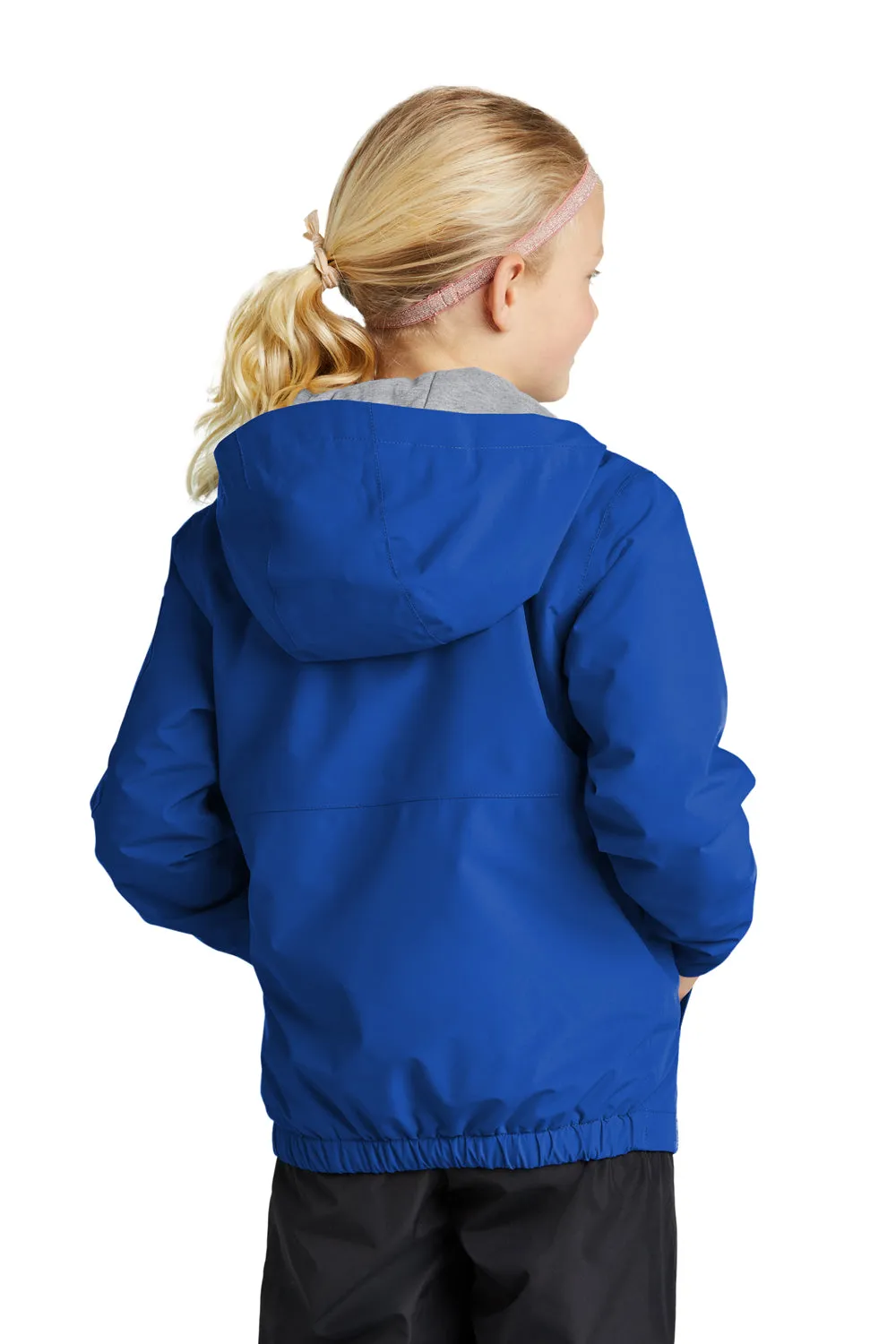 Sport-Tek Youth Waterproof Insulated Full Zip Hooded Jacket - True Royal Blue