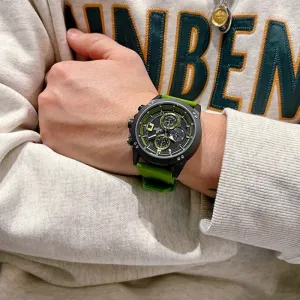 Sports And Leisure Silicone Band Color Watch 