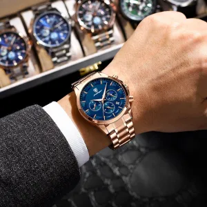 Sports Men's Watches Multifunctional Waterproof Quartz Watch 