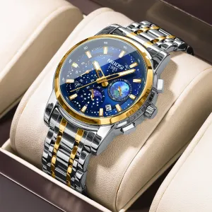 Steel Belt Men's Business Quartz Watch 