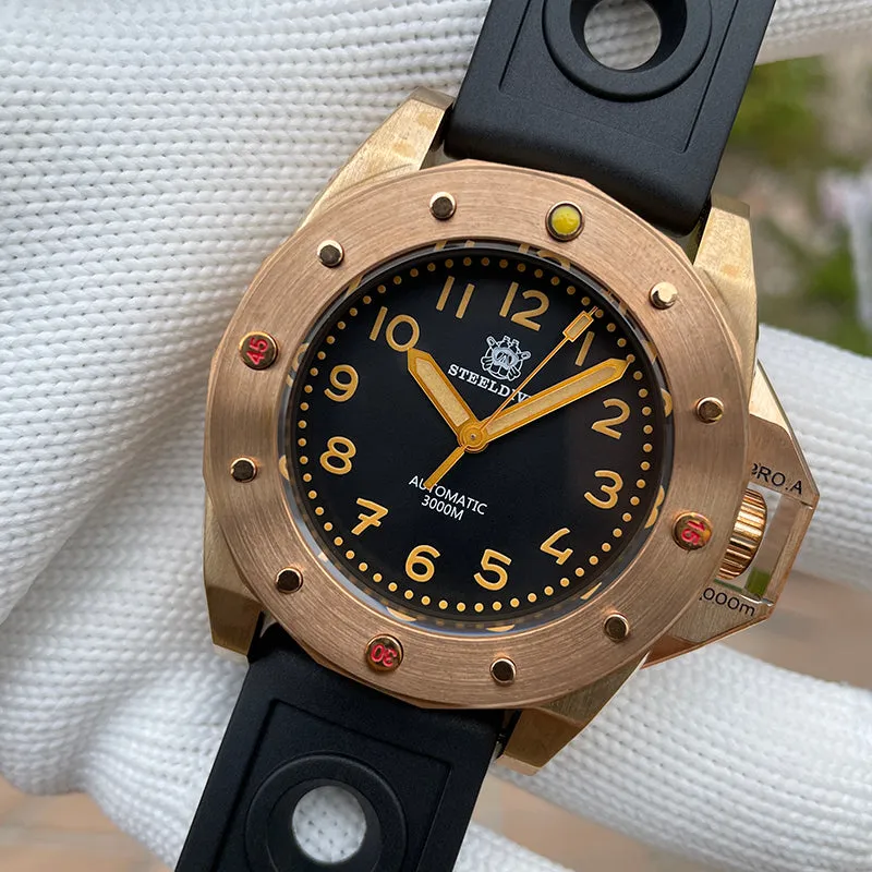 Steeldive SD1945S Bronze 3000m Deep Dive Watch 
