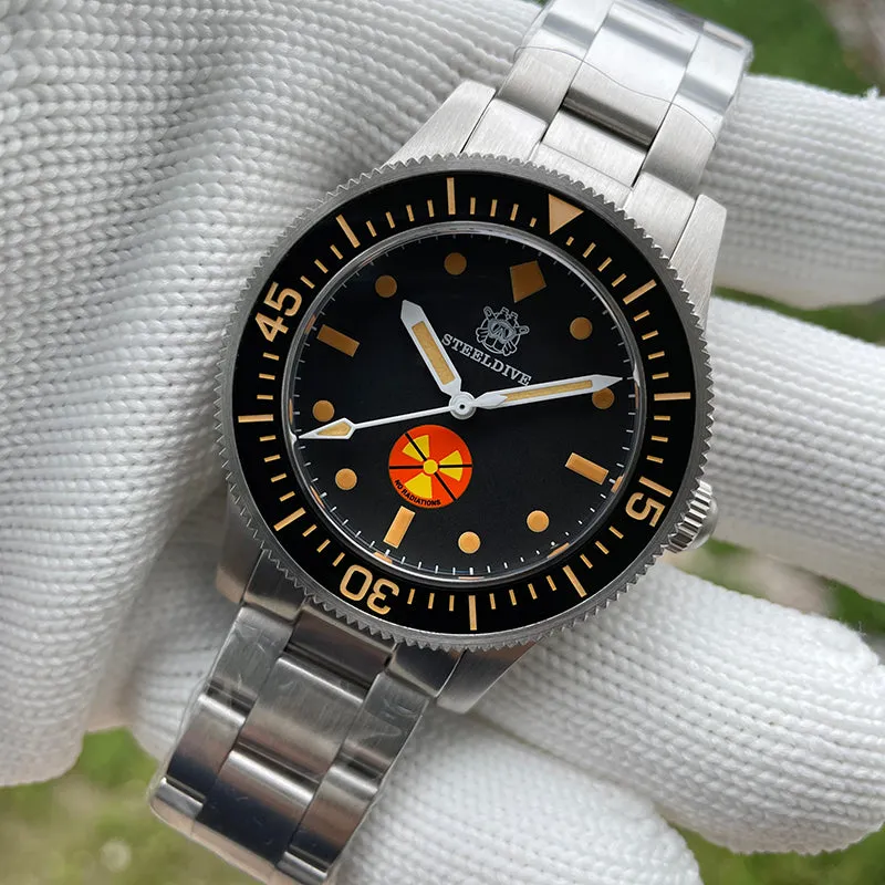 Steeldive SD1952V Vintage 50-Fathoms DiveWatch Men 