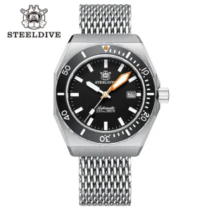 Steeldive SD1963 NH35 Automatic Men Watch 