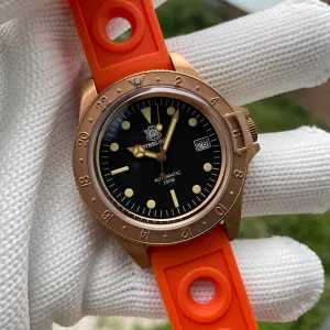 STEELDIVE SD1966S Top Hat Sapphire Bronze Watch V2 
