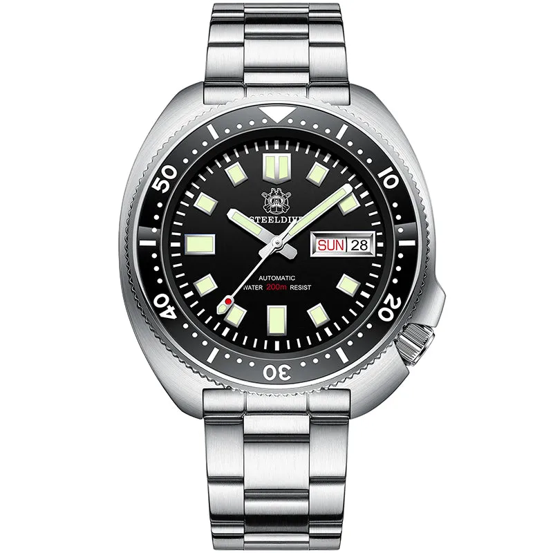 Steeldive SD1970W NH36 Automatic 6309 Turtle Dive Watch 