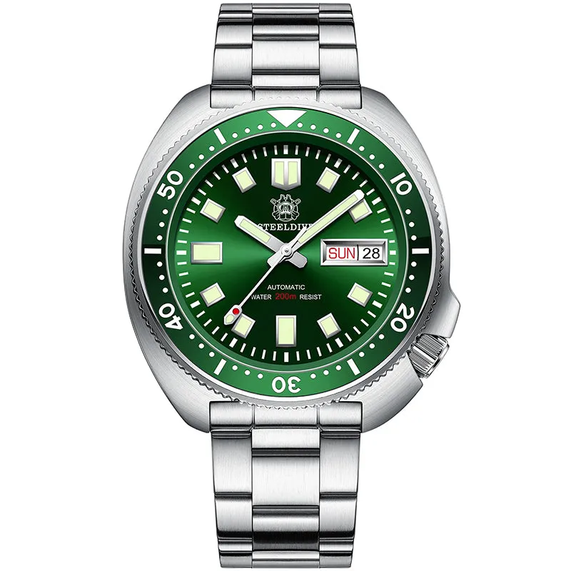 Steeldive SD1970W NH36 Automatic 6309 Turtle Dive Watch