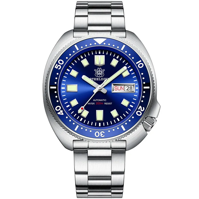 Steeldive SD1970W NH36 Automatic 6309 Turtle Dive Watch