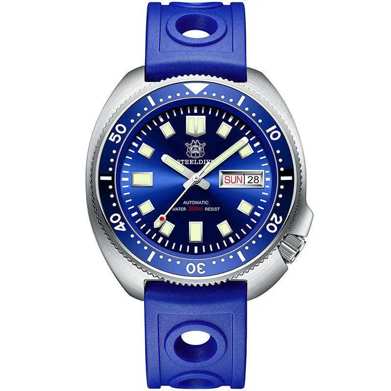 Steeldive SD1970W NH36 Automatic 6309 Turtle Dive Watch