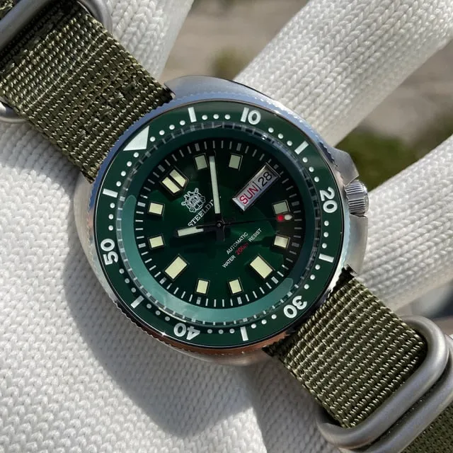 Steeldive SD1970W NH36 Automatic 6309 Turtle Dive Watch