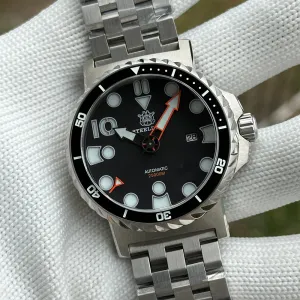 Steeldive SD1982 Big Size 46.5MM 25000M Diver Watch - with Calendar 