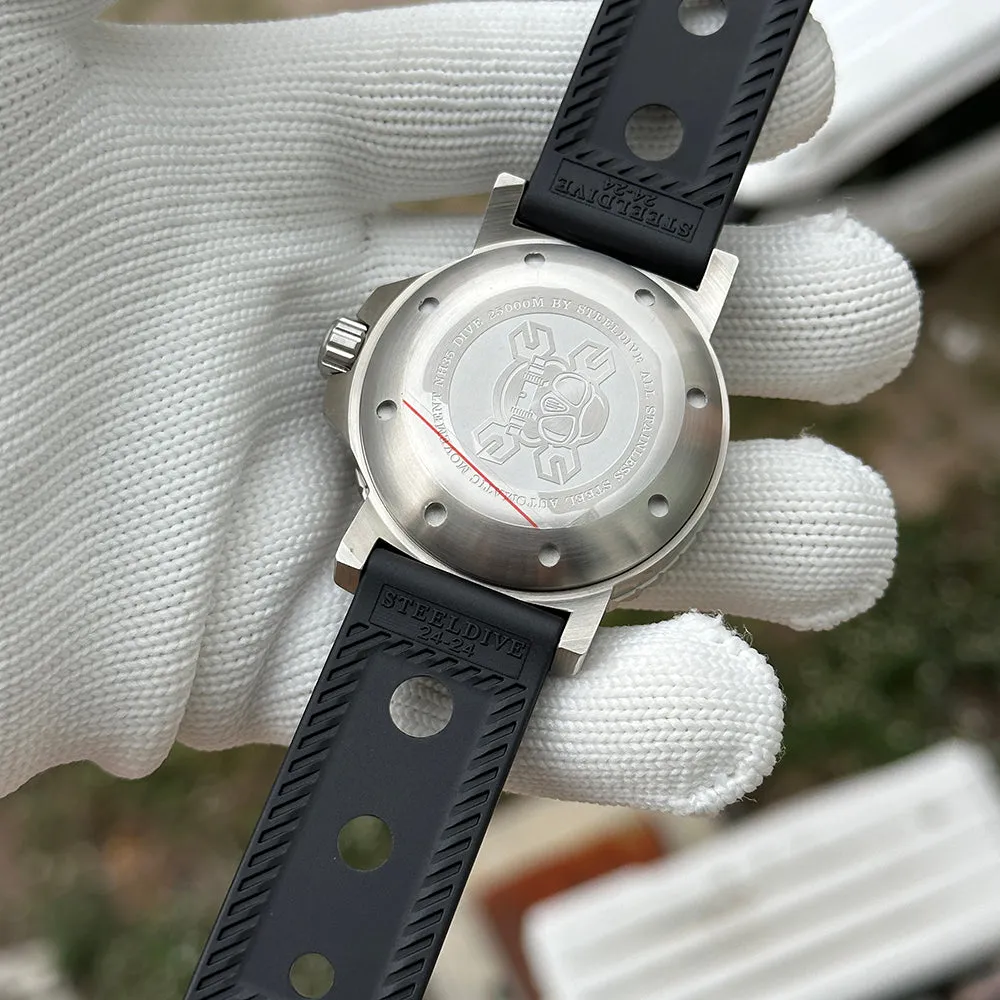 Steeldive SD1982 Big Size 46.5MM 25000M Diver Watch - with Calendar