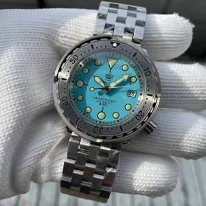 Steeldive SD1986 Full Steel Tuna Diver Watch 