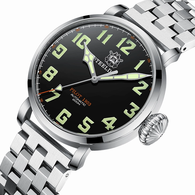 Steeldive SD1903 Big Pilot Watch 
