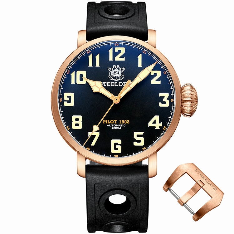 Steeldive SD1903S Bronze Pilot Men Watch 