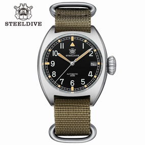 Steeldive SD1907 Automtic British Military W10 Field Watch 