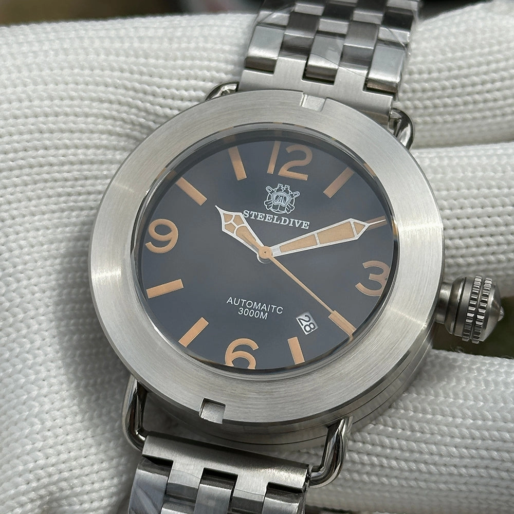Steeldive SD1912 Brushed Case 47mm 3000m Automatic Watch