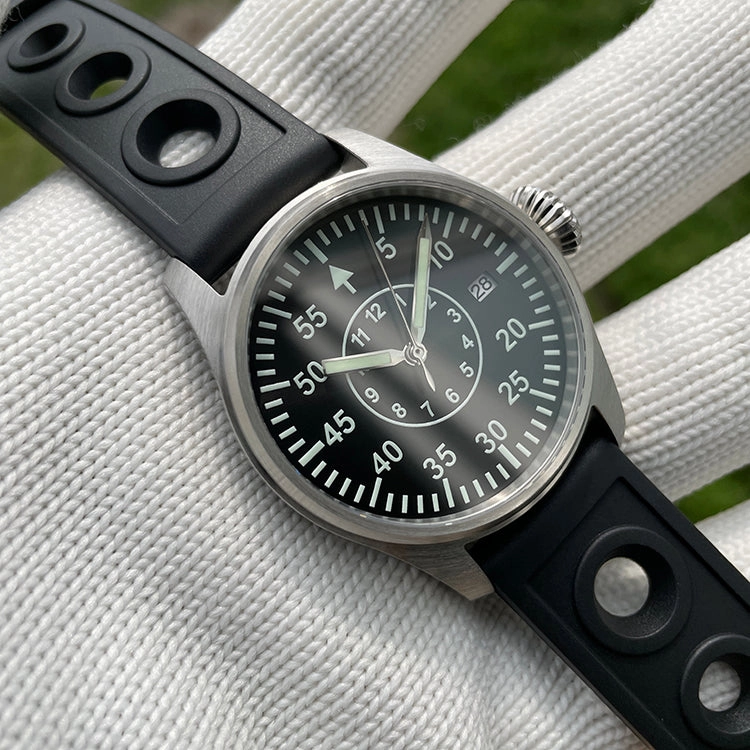Steeldive SD1928T Type B Pilot Watch - Onion Crown