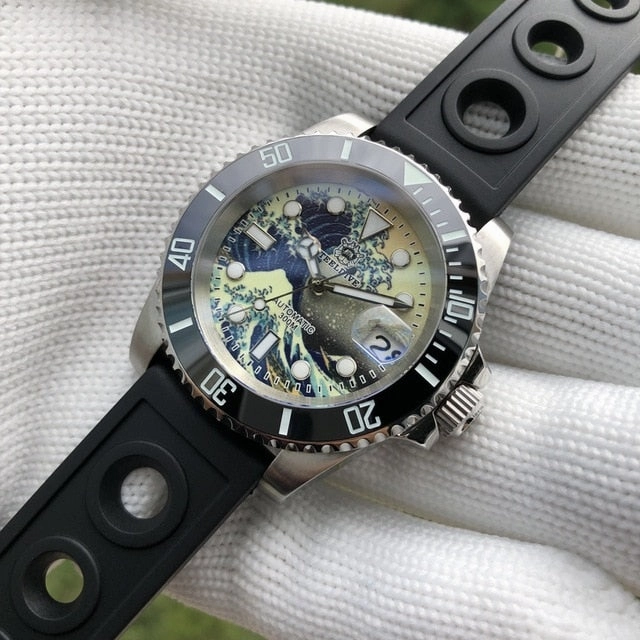 Steeldive SD1953 Great Wave Sub Diver Watch