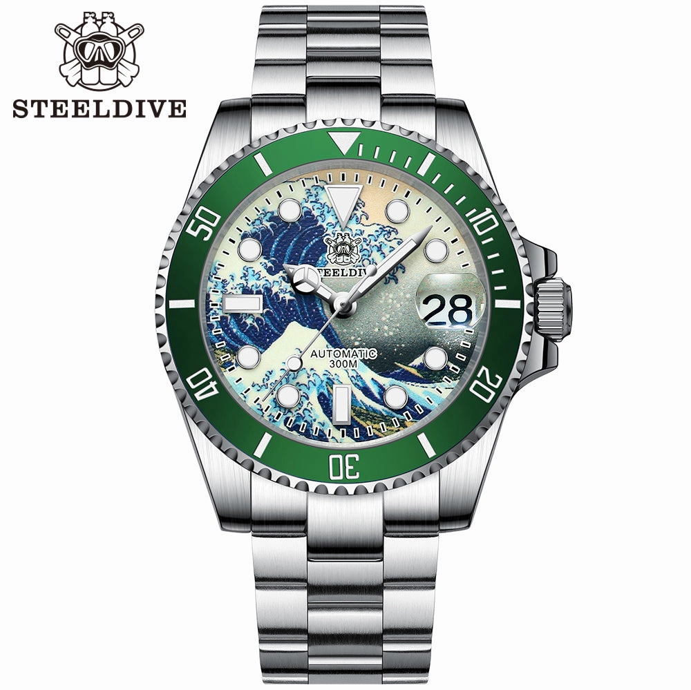 Steeldive SD1953 Great Wave Sub Diver Watch