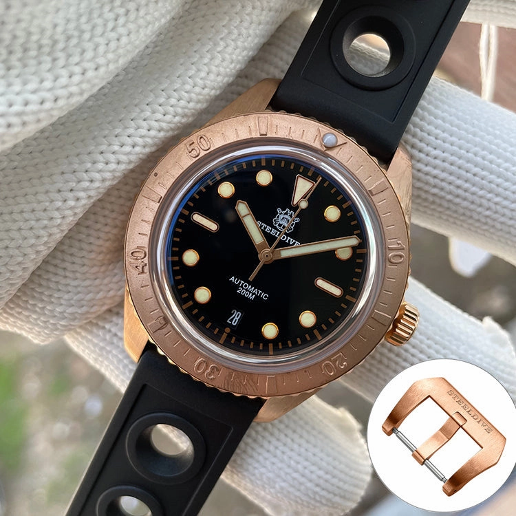 Steeldive SD1965S Solid Bronze Watch
