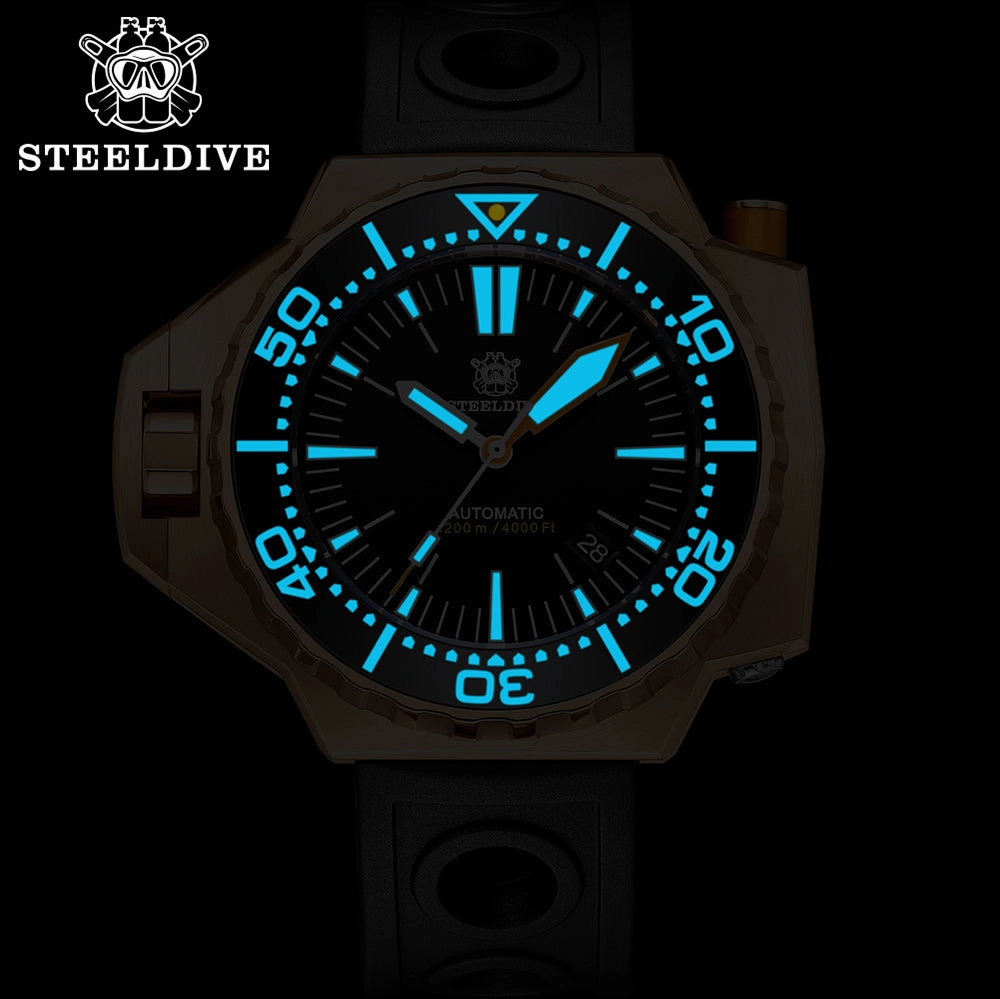 STEELDIVE SD1969S 1200m Bronze Professional Diver Watch