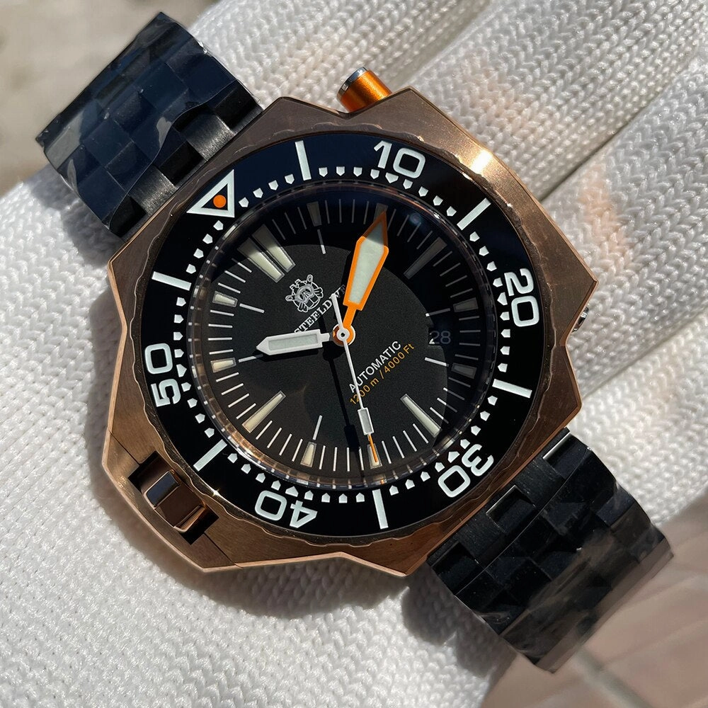 STEELDIVE SD1969S 1200m Bronze Professional Diver Watch