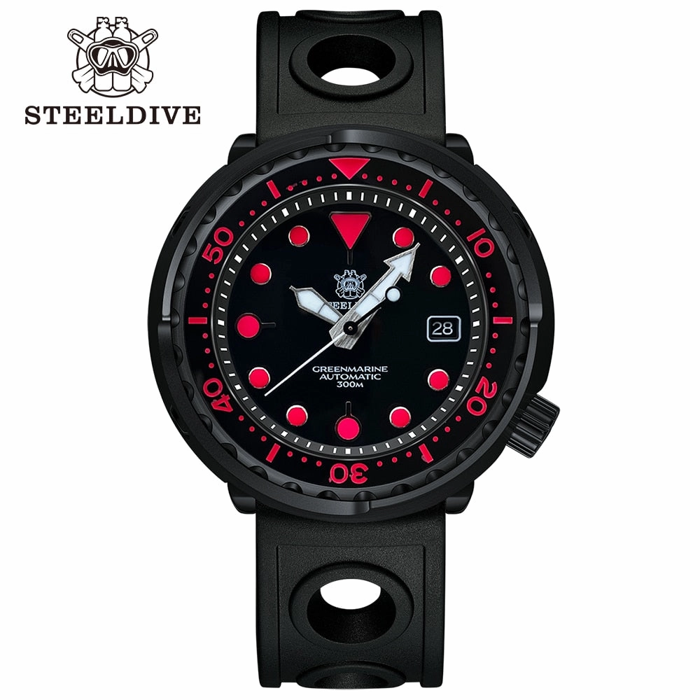STEELDIVE SD1975XT Colorful Tuna Mechanical Watch 