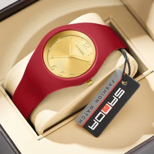 Student Thin And Light Silicone Strap Waterproof Simple Fashion Electronic Watch 