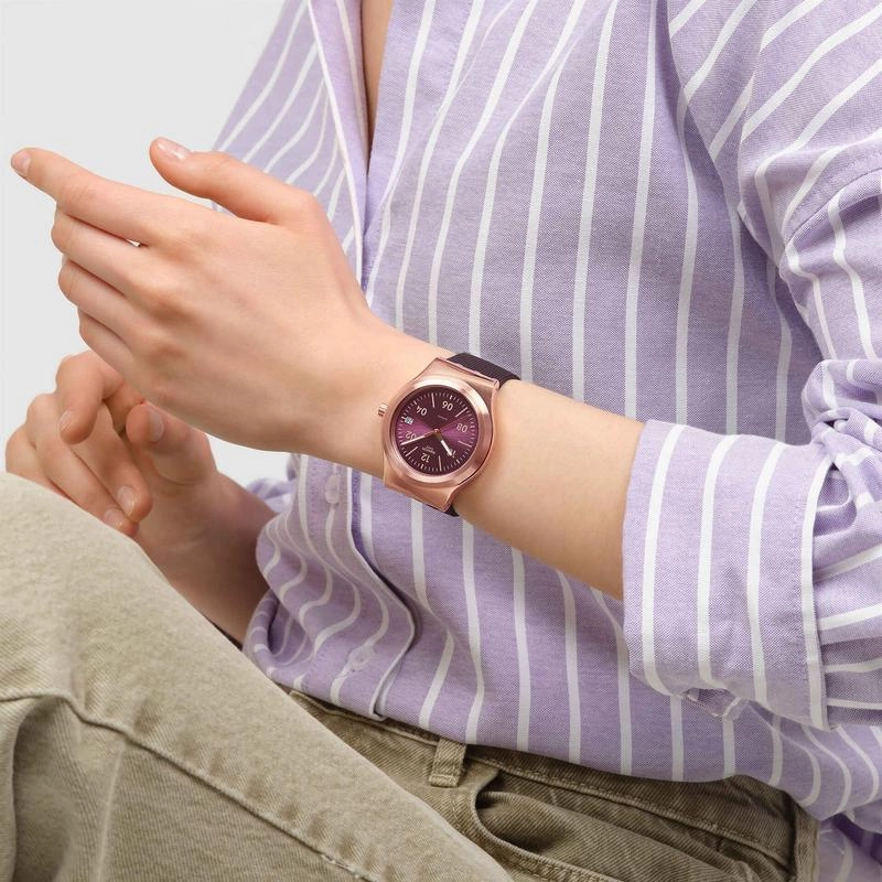 Swatch Burgundy Story Watch YIG401